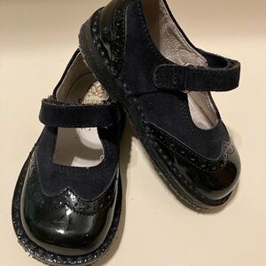 Black European Leather Mary Jane’s Size 22
